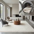 thumbnail image 1 of SAFAVIEH Easy Care Travis Diamond Area Rug, Ivory, 6' x 9', 1 of 12