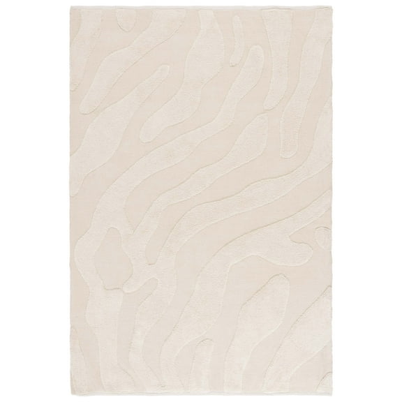SAFAVIEH Easy Care Winslow Geometric Area Rug, Ivory, 5' x 8'