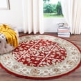 thumbnail image 1 of Safavieh Easy Care Yasmin Oriental Area Rug, Red/Ivory, 8' x 8' Round, 1 of 8