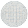 thumbnail image 1 of SAFAVIEH Ebony ARABESQUE Bordered Area Rug, Ivory/Blue, 6' x 6' Round, 1 of 10