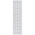 thumbnail image 1 of SAFAVIEH Ebony ARABESQUE Bordered Runner Rug, Ivory/Blue, 2'3" x 9', 1 of 10