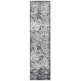 thumbnail image 1 of SAFAVIEH Ebony Aaliyah Floral Runner Rug, Black/Ivory, 2'3" x 9', 1 of 8
