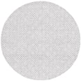 thumbnail image 1 of SAFAVIEH Ebony Abagail Diamond Area Rug, Grey/Ivory, 6' x 6' Round, 1 of 7