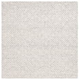 thumbnail image 1 of SAFAVIEH Ebony Abagail Diamond Area Rug, Grey/Ivory, 6' x 6' Square, 1 of 7