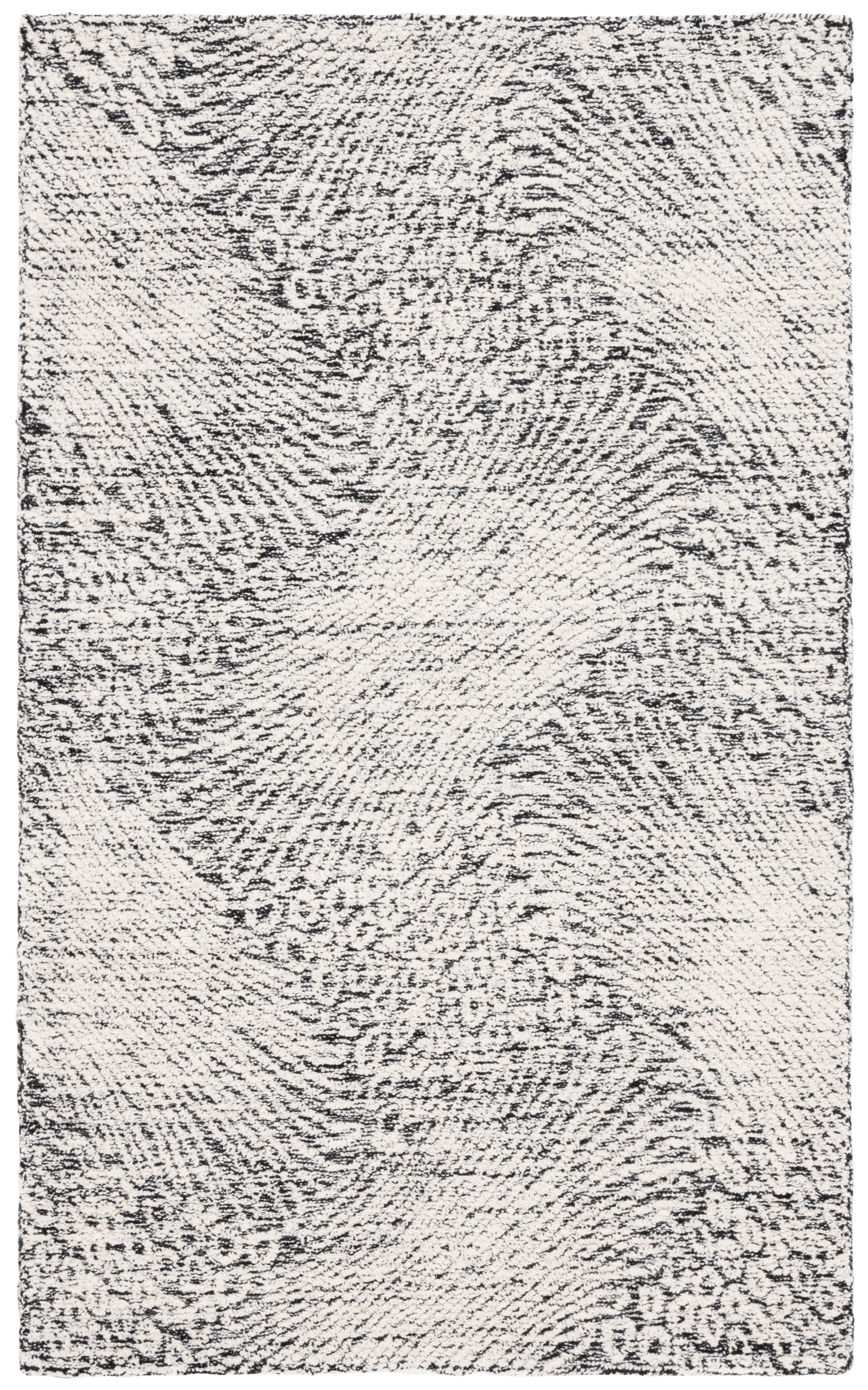 SAFAVIEH Ebony Abbott Floral Area Rug, Black/Ivory, 3' x 5'
