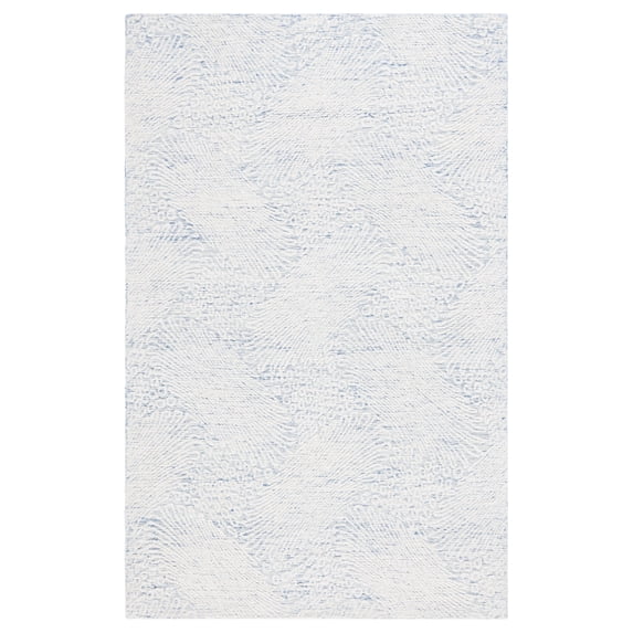 SAFAVIEH Ebony Abbott Floral Area Rug, Blue/Ivory, 6' x 9'