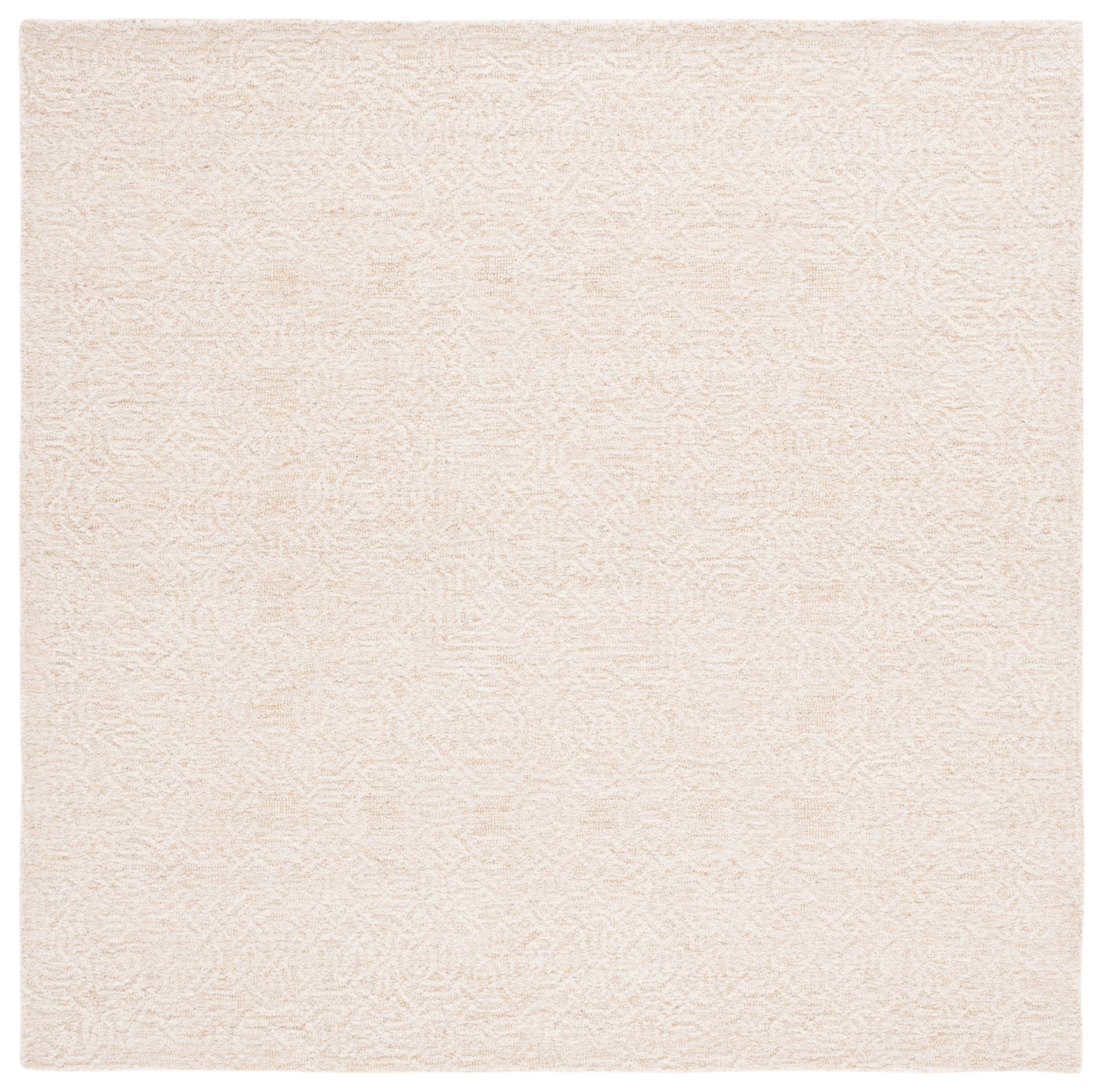 SAFAVIEH Ebony Abner Classic Area Rug, Gold/Ivory, 6' x 6' Square