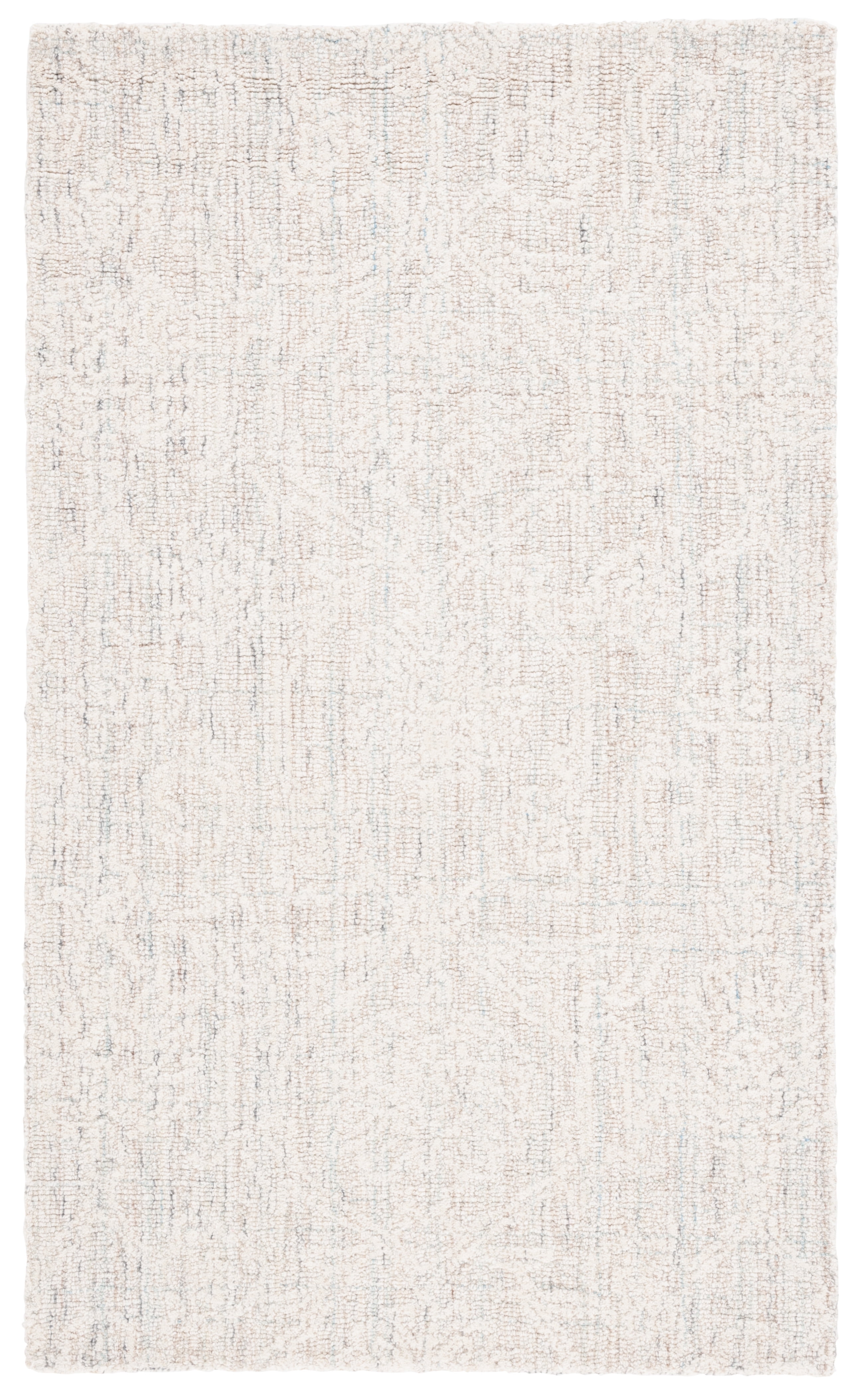 Handmade Blue/Ivory Wool Tufted 3' x 5' Area Rug