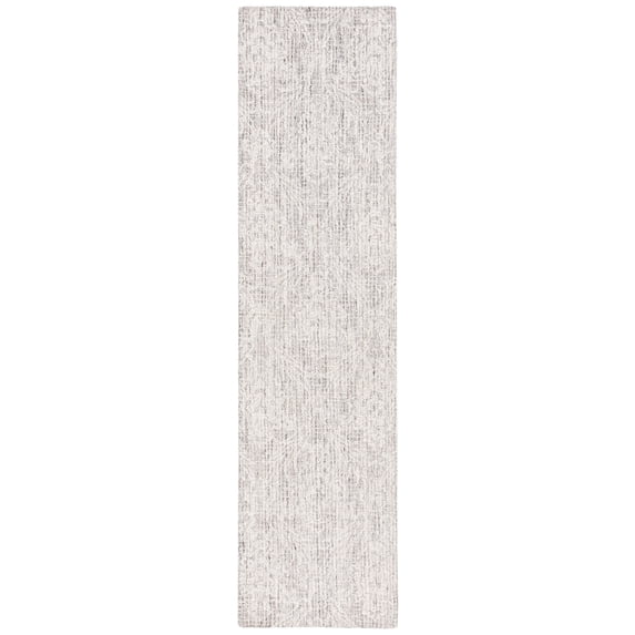 SAFAVIEH Ebony Acacia Diamond Runner Rug, Grey/Ivory, 2'3" x 9'