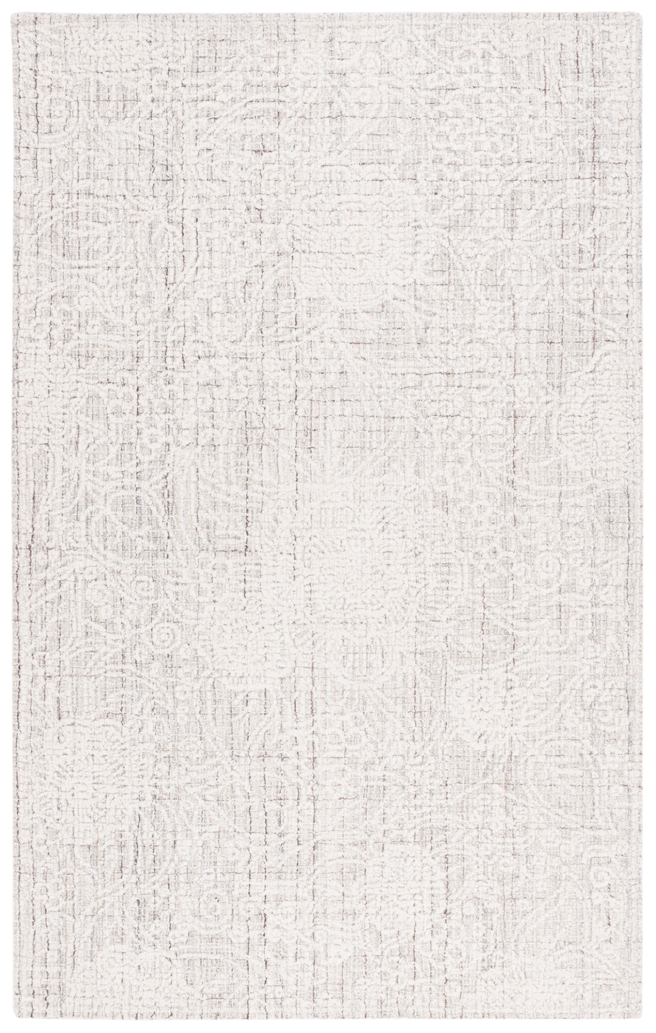 SAFAVIEH Ebony Adair Floral Area Rug, Grey/Ivory, 6' x 9'