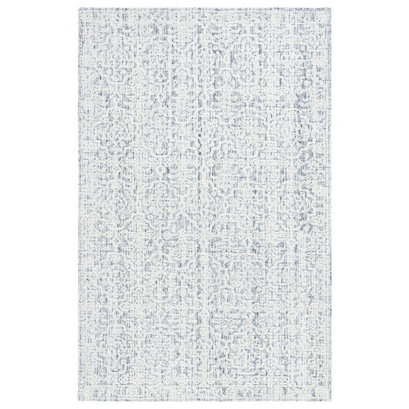 SAFAVIEH Ebony Adalyn Abstract Area Rug, Blue/Ivory, 8' x 10'