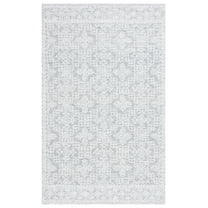 SAFAVIEH Ebony Adam Floral Area Rug, Grey/Ivory, 4' x 6'