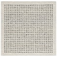 thumbnail image 1 of SAFAVIEH Ebony Adams Dot-Print Area Rug, Beige/Black, 6' x 6' Square, 1 of 8