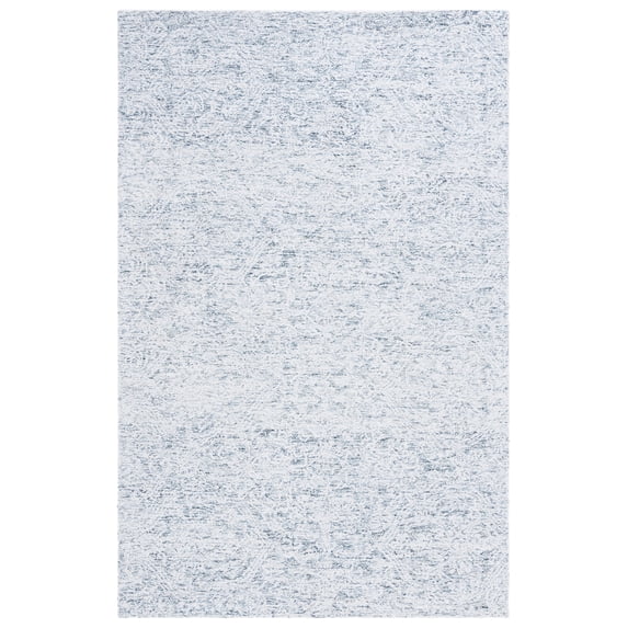 SAFAVIEH Ebony Aditi Floral Area Rug, Light Blue/Ivory, 6' x 9'