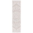 thumbnail image 1 of SAFAVIEH Ebony Adolf Floral Runner Rug, Ivory/Brown, 2'3" x 9', 1 of 7