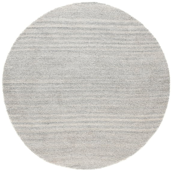 SAFAVIEH Ebony Adrian Striped Area Rug, Beige/Taupe, 6' x 6' Round