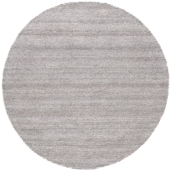 SAFAVIEH Ebony Adrian Striped Area Rug, Grey, 6' x 6' Round