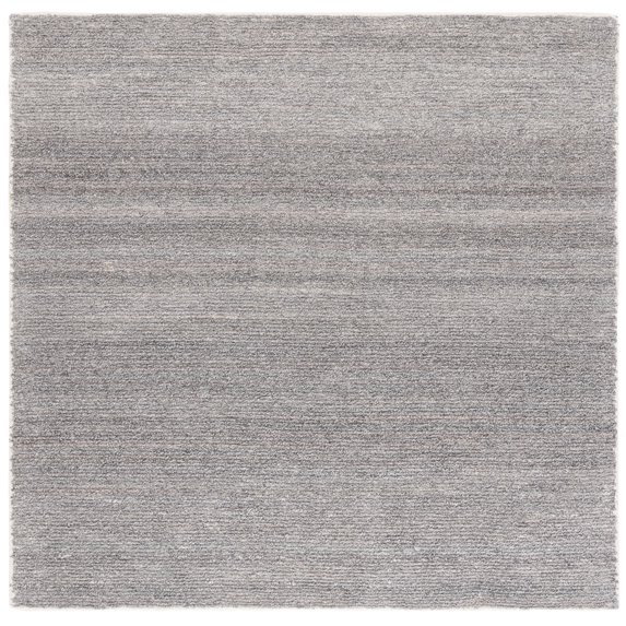 SAFAVIEH Ebony Adrian Striped Area Rug, Grey, 6' x 6' Square