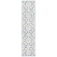 thumbnail image 1 of SAFAVIEH Ebony Aideen Floral Runner Rug, Ivory/Blue, 2'3" x 9', 1 of 5