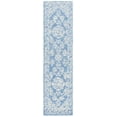 thumbnail image 1 of SAFAVIEH Ebony Ailbhe Medallion Runner Rug, Ivory/Blue, 2'3" x 9', 1 of 7