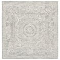 thumbnail image 1 of SAFAVIEH Ebony Aindreas Medallion Area Rug, Ivory/Grey, 6' x 6' Square, 1 of 8