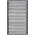 thumbnail image 1 of SAFAVIEH Ebony Ainsley Modern Area Rug, Ivory/Navy, 5' x 8', 1 of 7