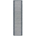 thumbnail image 1 of SAFAVIEH Ebony Ainsley Modern Runner Rug, Ivory/Navy, 2'3" x 9', 1 of 1