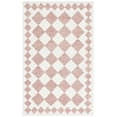 thumbnail image 1 of SAFAVIEH Ebony Alastar Checkered Area Rug, Pink/Ivory, 4' x 6', 1 of 8