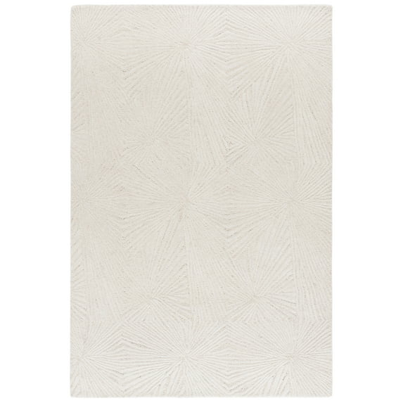 SAFAVIEH Ebony Alex Geometric Area Rug, Ivory, 6' x 9'