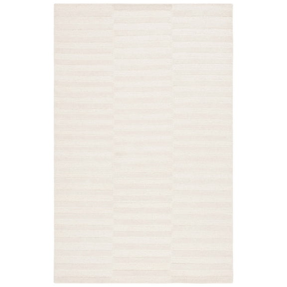 SAFAVIEH Ebony Amaia Geometric Striped Area Rug, Ivory, 4' x 6'