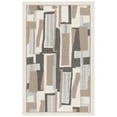 thumbnail image 1 of SAFAVIEH Ebony Amery Geometric Area Rug, Ivory/Brown, 8' x 10', 1 of 10
