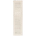 thumbnail image 1 of SAFAVIEH Ebony Bernadine Plaid Runner Rug, Ivory/Beige, 2'3" x 9', 1 of 10