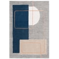 thumbnail image 1 of SAFAVIEH Ebony Blake Geometric Area Rug, Beige/Blue, 3' x 5', 1 of 8