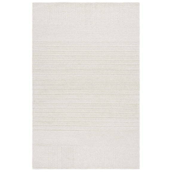 SAFAVIEH Ebony Cameron Solid Area Rug, Ivory, 8' x 10'