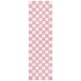 thumbnail image 1 of SAFAVIEH Ebony Camille Checkered Runner Rug, Pink/Ivory, 2'3" x 8', 1 of 6