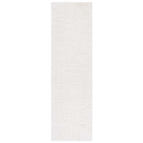 SAFAVIEH Ebony Celestine Abstract Runner Rug, Ivory, 2'3" x 8'