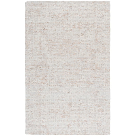 SAFAVIEH Ebony Chase Distressed Area Rug, Ivory/Gold, 5' x 8'