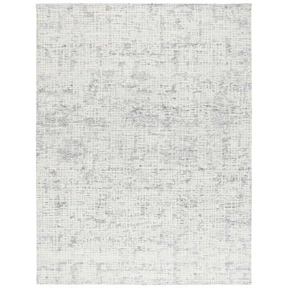 SAFAVIEH Ebony Chase Distressed Area Rug, Ivory/Gray, 8' x 10'