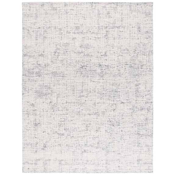SAFAVIEH Ebony Chase Distressed Area Rug, Ivory/Gray, 8' x 10'