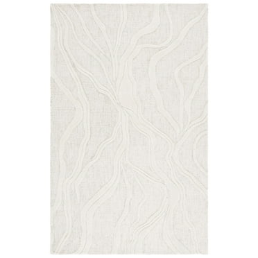 SAFAVIEH Ebony Cirino Abstract Area Rug, Gray/Ivory, 8' x 10'