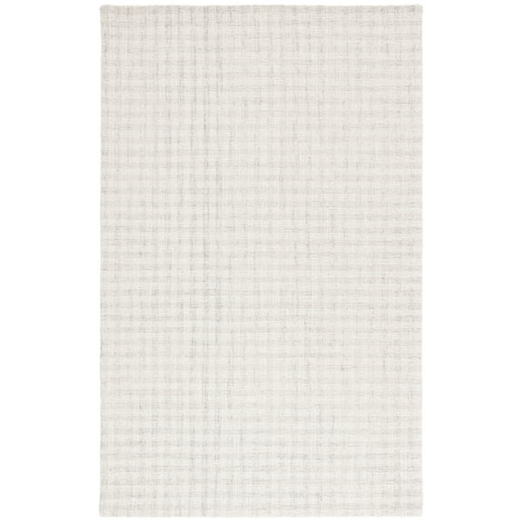 SAFAVIEH Ebony Colbert Plaid Area Rug, Light Grey/Ivory, 3' x 5'