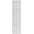 thumbnail image 1 of SAFAVIEH Ebony Colbert Plaid Runner Rug, Light Grey/Ivory, 2'3" x 9', 1 of 10