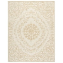 SAFAVIEH Ebony Colleen Medallion Area Rug, Ivory/Light Green, 8' x 10'