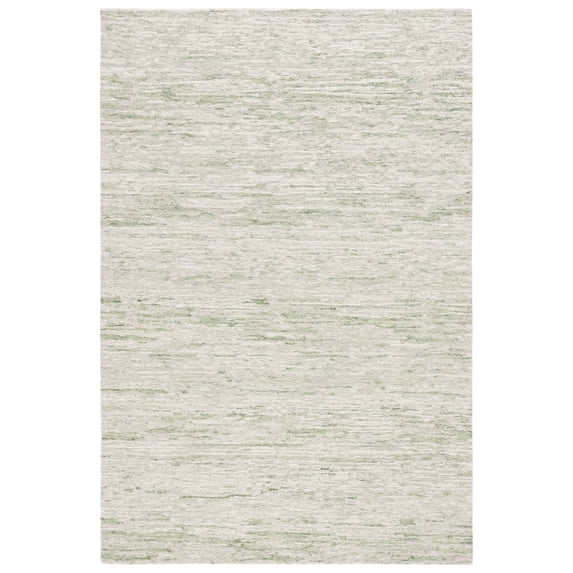 SAFAVIEH Ebony Cynthia Distressed Area Rug, Green/Ivory, 3' x 5'