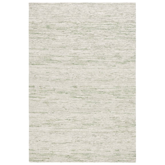 SAFAVIEH Ebony Cynthia Distressed Area Rug, Green/Ivory, 5' x 8'