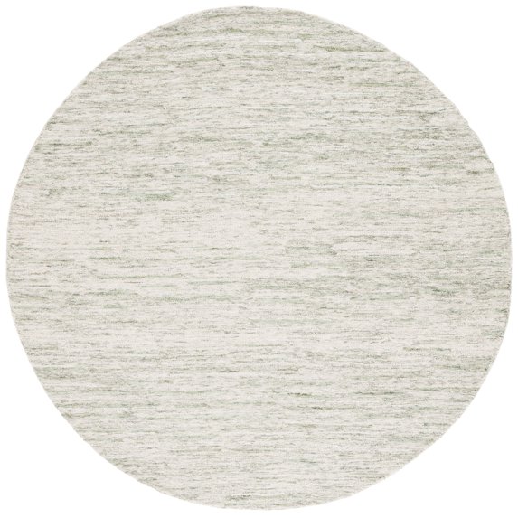 SAFAVIEH Ebony Cynthia Distressed Area Rug, Green/Ivory, 6' x 6' Round