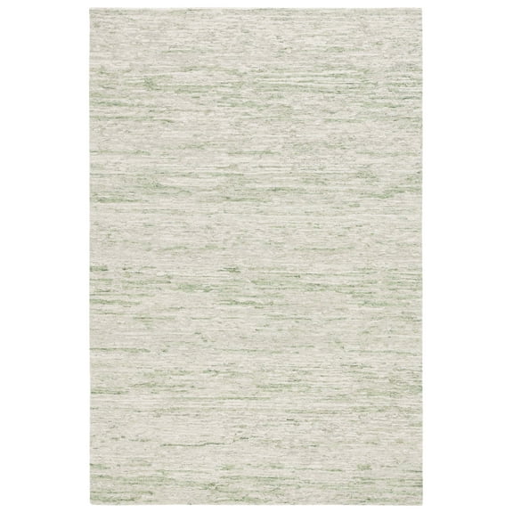 SAFAVIEH Ebony Cynthia Distressed Area Rug, Green/Ivory, 8' x 10'