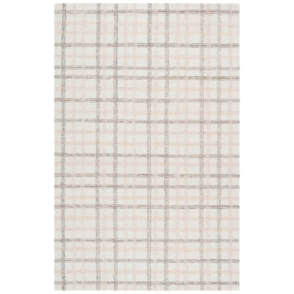 SAFAVIEH Ebony Deangelo Geometric Area Rug, Beige/Ivory, 3' x 5'