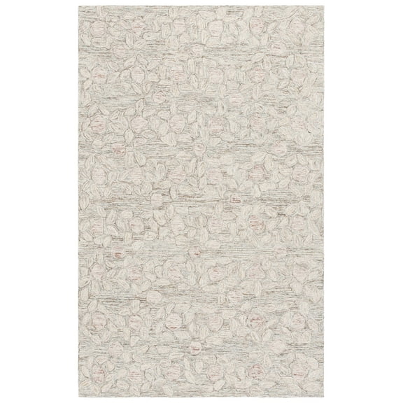 SAFAVIEH Ebony Deirdre Floral Area Rug, Beige/Rust, 8' x 10'