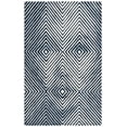 thumbnail image 1 of SAFAVIEH Ebony Driskoll Abstract Area Rug, Navy/Ivory, 6' x 9', 1 of 8